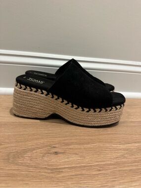 TOMS Platform Espadrille Mule